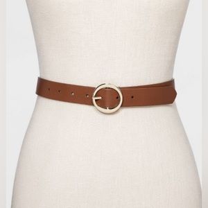 🚨NWT!! A NEW DAY OVAL TAPERED CENTER BAR REVERSIBLE BELT!! COGNAC/BLACK XXL